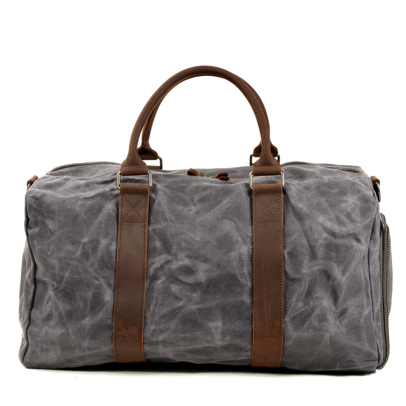Men's One-shoulder Portable Training Dry Wet Separation Swimming Large Capacity Canvas Luggage Travel Bag